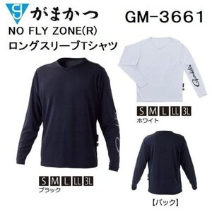 ★ 162 残1 新品特価 がまかつ NFZ ロングスリーブ Tシャツ GM3661　BS【在庫限り・特価】