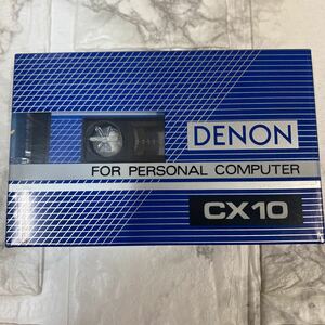 DENON カセットテープ ノーマルポジション PC用 CX10 コロンビア　年代物