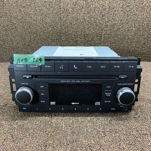 AV8-154 激安 カーステレオ CDプレーヤー CHRYSLER クライスラー ジープ ラングラー 68252828AB CD FM/AM 通電未確認 ジャンク