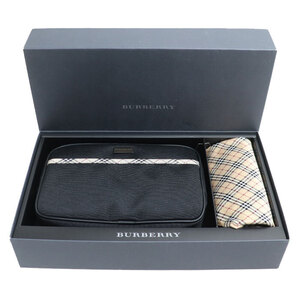 BURBERRY バーバリー ハンカチセット ポーチ レディース 中古 美品