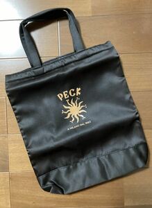 ★新品★ ペック PECK 高島屋オリジナル トートバッグ エコバッグ 黒 　★