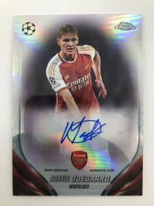 019：2024 Topps Chrome Martin Odegaard 直筆サインカード