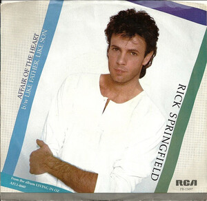 米7 Rick Springfield Affair Of The Heart PB13497 RCA /00080