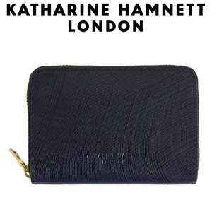 KATHARINE HAMNETT LONDON (キャサリンハムネット ロンドン) 490-57300 Wave ラウンドファスナー コインケース 全3色 03コン