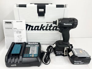 [rmm] 美品 makita マキタ TD149DRFXB 18V充電式インパクトドライバ 充電器 バッテリ2個 ケース その他付属品付き 通電確認 動作確認済み