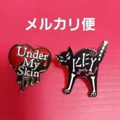 SHINee  ピンバッジ 2個 キー 猫 テミン  UNDER MY SKIN