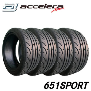 4本セット 245/40R18 (TREADWEAR200) アクセレラ 651SPORT　