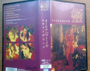 ALL ABOUT EVE Evergreen 国内盤　英国産シンフォニック・ロック系名盤 VHS　山田道成による解説