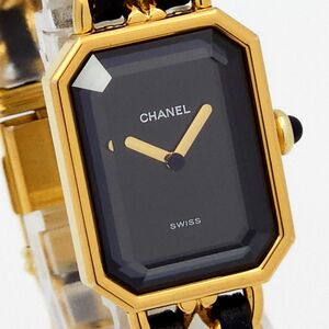 ★本体美品 1円 CHANEL シャネル プルミエール L QZ ジャンク品 KN0959T（XX 116）