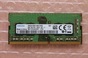 ★送料無料★SAMSUNG ノート用8GBメモリー 1Rx8 PC4-2666V-SA1-11 M471A1K43CB1-CTD 1821-04