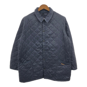 Barbour バブアー キルティングジャケット ネイビー (メンズ 2XL) 中古 古着 Q9053