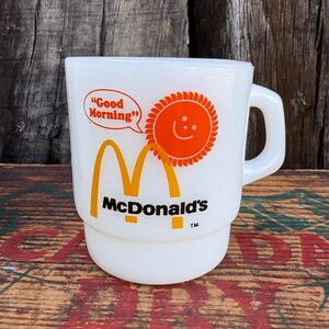 【1960-1976 USA vintage】Fire-King McDonald mug ファイヤーキング マクドナルド アドマグ マグカップ