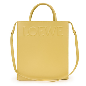 （未使用　展示品）ロエベ LOEWE スタンダード A4 トート 2way ショルダー ハンドバッグ レザー ダークバター ゴールド金具 A933R18X14