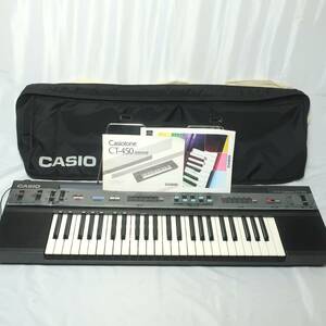 80s CASIO CT-450 キーボード 49鍵盤 ケース付き Casiotone レトロ 電子ピアノ 楽器/160サイズ