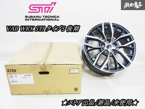 ★ストア出品/新品★ スバル 純正 VAB WRX STI タイプS 後期 19インチ 8.5J ＋55 5穴 5H PCD114.3 ホイール 1本のみ 28111VA320 即納