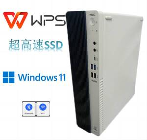 D1628/NEC/CPU i3-10100/RAM 8GB/SSD 256GB/WIN11Pro/Office WPS/DVD/Wi-Fi（無線LAN）+Bluetooth