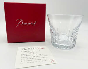 1円スタート！【 Baccarat / バカラ 】 ★ 未使用 ★ ロックグラス ★ フィオラ ★ THE Year 2018 ★ 箱付き保管品 ★ グラス