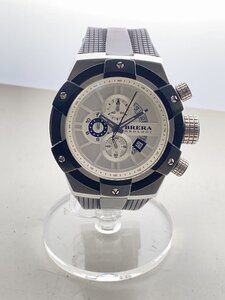 BRERA OROLOGI◆クォーツ腕時計/アナログ/ラバー/WHT/BLK/BRSSC4905