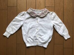 【美品】 Polo Ralph Lauren ラルフローレン　花柄　ニット カーディガン　サイズ12M　女の子 ポロ 子供服　ベビー服　ベビー用品　キッズ