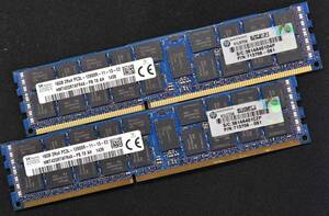 1円スタート 32GB (16GB 2枚組) DDR3L PC3L-12800R DDR3L-1600 REG 2Rx4 240pin ECC Registered SK-Hynix サーバー MacPro向け (管:SA6162