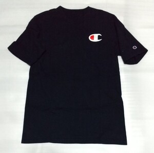 ☆Champion.COM TEE サイズL位 半袖TシャツCロゴBIGワンポイント ラバー プリント スポーツ濃紺ネイビー ファッション ティー チャンピオン