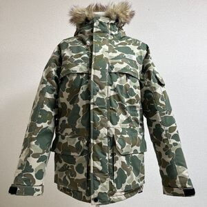 【廃盤 美品】THE NORTH FACE XL ノースフェイス ダウンジャケット Elebus Jacket ND91310 迷彩 カモフラ