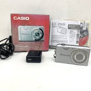 秦野店【現状品】1-2 CASIO カシオ EXILIM エクシリム EX-ZS5 コンパクトデジタルカメラ バッテリー 充電コード 元箱付