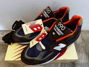 新品 本物 New Balance ニューバランス M990BR2 Made In USA アメリカ製 US-8.5/26.5cm Aime Leon Dore Teddy Santis width