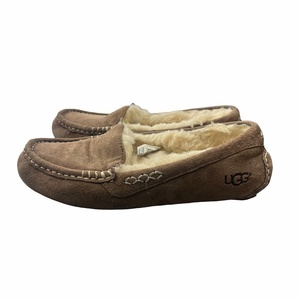 アグ UGG ANSLEY モカシン アンスレー スリッポン ファー 23.0cm 茶色 ブラウン 3312 レディース