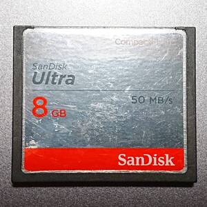 CFカード CFメモリ コンパクトフラッシュ サンディスク ウルトラ CompactFlash SanDisk Ultra 8GB 50MB/s 初期化済み