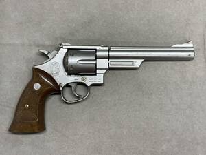 4＃G2a/4187　 MARCAS REGISTRADAS SMITH&WESSON SPRINGFIELD MASS S&W 44マグナム ASGK刻印 モデルガン　現状/未確認　60サイズ