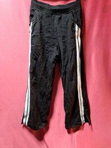 ＵＳＥＤ ストレッチパンツ サイズＭ 黒/白系