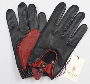 新品 デンツ DENTS　ドライビンググローブ Lサイズ Black/Berry