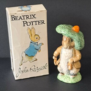 E5292 BESWICK社製 ベスウィック ピーターラビット フィギュリン 【ベンジャミン バニー】BEATRIX POTTER ROYAL DOULTON 置物 陶器