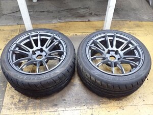 ＲＡＹＳレイズ　GlamLightグラムライツ　57XTREME　17インチ 9.5J+12 PCD114.3 5H 2本　タイヤ245/40R17　