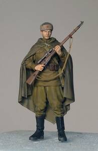 1/35　WWⅡソビエト狙撃兵【51】50ｍｍレジンフィギュア塗装済み完成品1体　　1/35 50ｍｍ　WW2 SOVIETO Sniper, Painted finished.