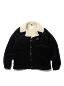 【激安 未使用】激安 24aw COOTIE Corduroy Cattleman Jacket クーティー コーデュロイ ボアジャケット KJ着用 LARGE 定価59400円 Black