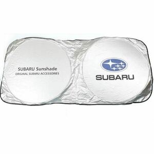 車内の暑さ対策に!目立つ スバル Subaru ロゴ サンシェード UVカット 遮光 日焼け防止 軽量コンパクト収納
