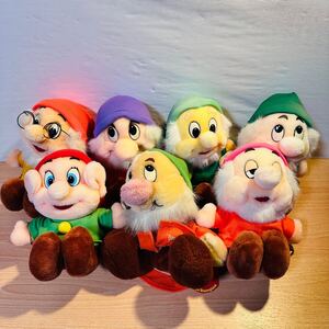 ぬいぐるみ 七人のこびと 東京ディズニーランド 当時物 7人の小人 セット まとめ the seven dwarfs