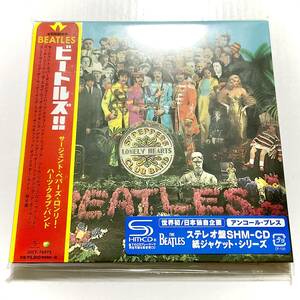 未開封　紙ジャケットCD　THE BEATLES　サージェント・ペパーズ～　SHM-CD　UICY-76973　　　T017