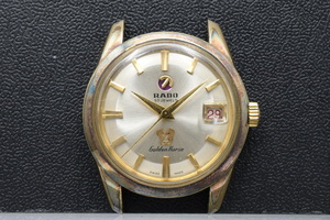 RADO Golden Horse Ref:11674 ラドー ゴールデンホース フェイスのみ シルバー文字盤 デイト 自動巻き 腕時計 ■31735