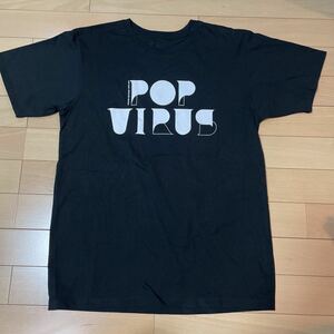 星野源 Tシャツ ドームツアーTシャツ POP VIRUS オフィシャルグッズ ポップウイルス HOSHINO GEN DOME TOUR 2019 半袖Tシャツ