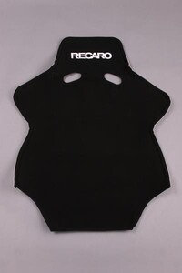 RECARO バックレストカバー ベロア生地 ブラック 1個入り / レカロ ベロア 黒 SP-G SP-A 用 車検対応