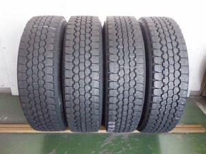 245/80R17.5 133/131J 中古再生 4本セット スタッドレスタイヤ L17872