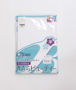 未使用　東レ さららビューティー 浴衣スリップワンピース　和装 下着 肌着 夏着物 サイズM　ホワイト