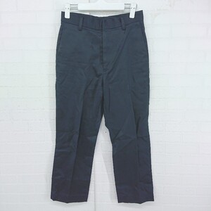 ◇ Steven Alan UNITED ARROWS 通勤 オフィスカジュアル スラックス パンツ サイズS ネイビー レディース P