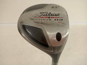 ★即決！★Titleist/タイトリスト★メンズ右打ち用ドライバー/1番ウッド/1W★TITANIUM 983K H・CR★PRGR TR-X★M-43★9.5°★