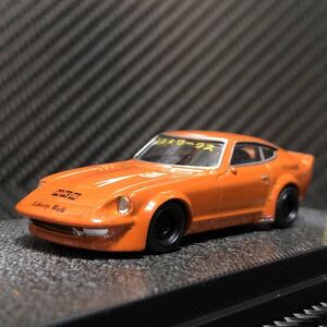 新品未開封 1/64 KJ Miniatures LBWK FairLady S30 オレンジ LBワークス フェアレディ ( グラチャンコレクション コレクターにも)