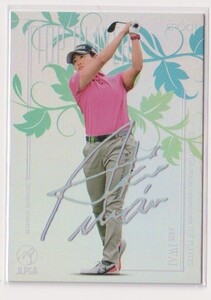 2024 JLPGA 女子ゴルフ Top Players 岩井明愛 プラチナ デコモリ シグネイチャーカード #5/5