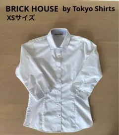 BRICK HOUSE by Tokyo Shirts 七分袖 ブラウス　XS